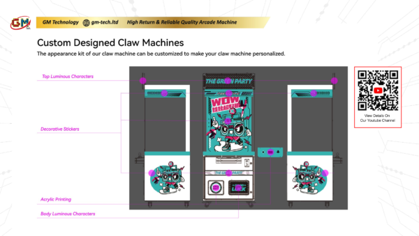 How to Customize Arcade Machines with Your Brand - GM Tech